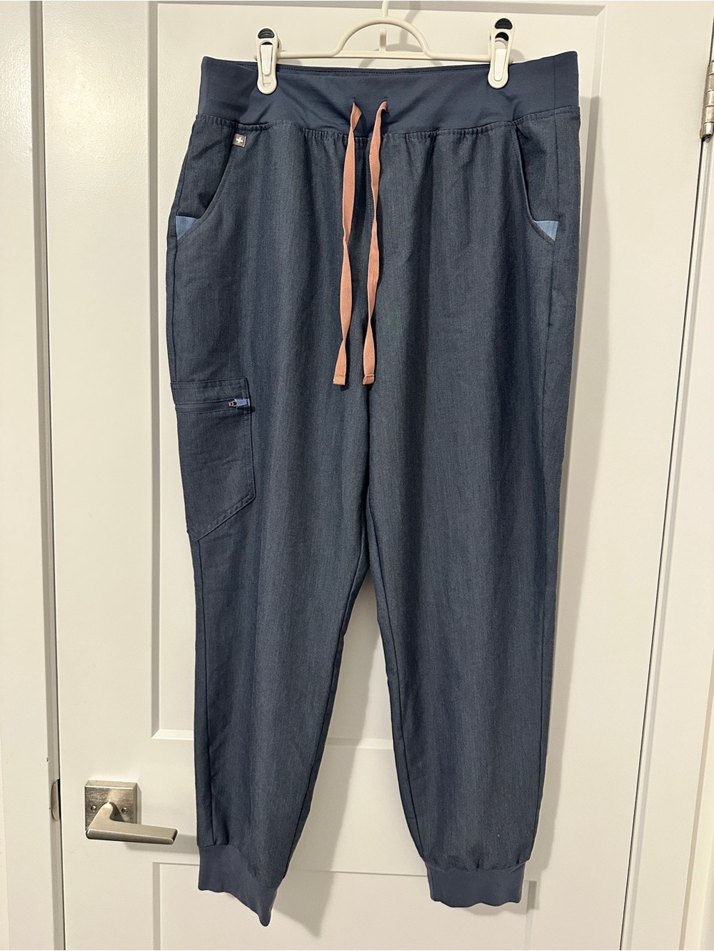 FIGS Jogger Pants Scrubs Dark Heathered Blue Grey Size XL Women’s